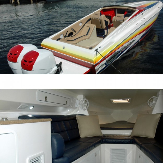 33 Evolution Active Thunder Boat Tops 75 MPH!