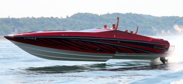 Active Thunder 37' Spotted at Muskegon Powerboat Weekend